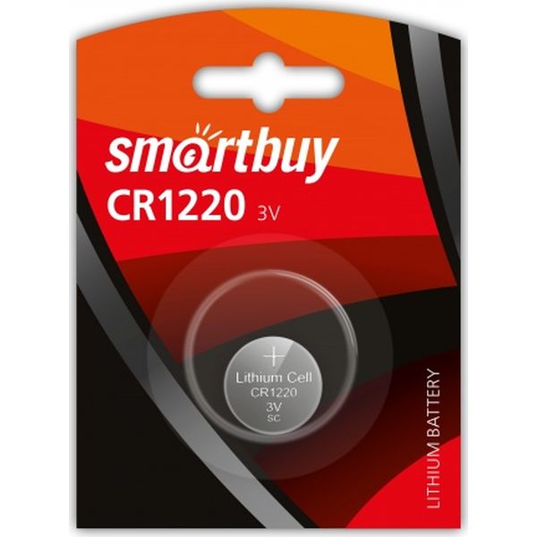  CR1220, 3.0 V, Smartbuy Lithium
